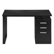 Load image into Gallery viewer, Black Floating 47&quot; Computer Desk with Storage
