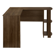 Load image into Gallery viewer, 47&quot; L-Shaped Computer Desk with Storage in Walnut
