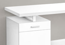 Load image into Gallery viewer, White 47&quot; Floating Desktop Workstation with Storage
