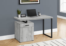 Load image into Gallery viewer, Grey 47&quot; Floating Desktop Workstation with Storage
