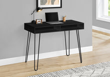 Load image into Gallery viewer, Black 40&quot; Mid-Century Modern Computer Workstation with Storage
