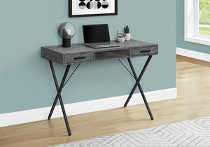 42" Charcoal Trestle Workstation with Storage