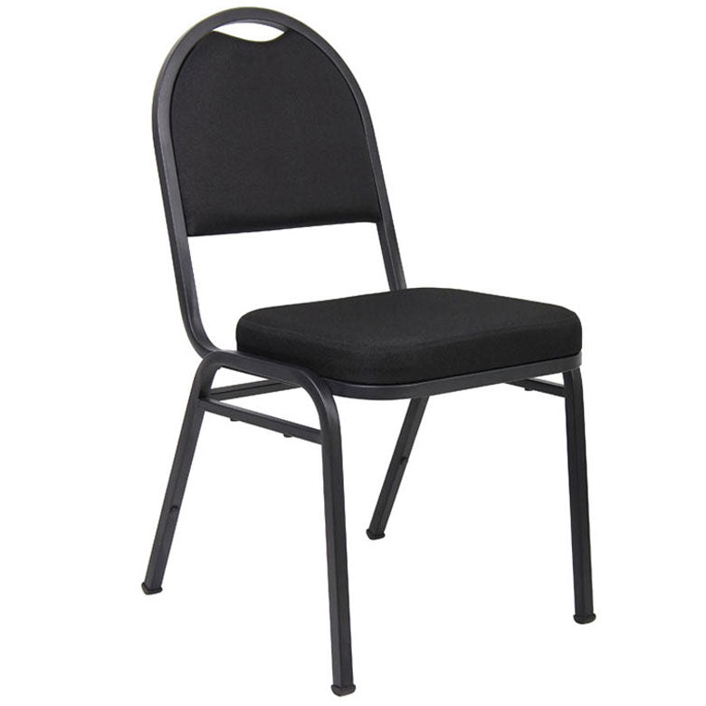 Modern Black Fabric & Steel Guest or Conference Chair (Set of 4 ...