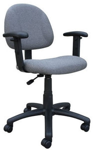 Middle Back Task Chair in Black, Burgundy, Gray, or Blue