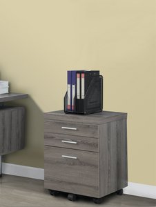 Dark Taupe L-shaped Corner Computer Desk with Storage