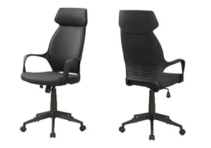 Classic Black Microfiber Office Chair w/ High Back